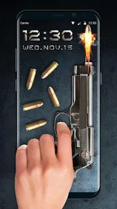 Cool Gun Shooting Lock Screen screenshot 4