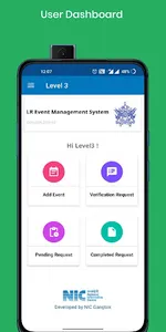 HOD LR Event Management System screenshot 2
