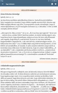 Napi áhítatok screenshot 2