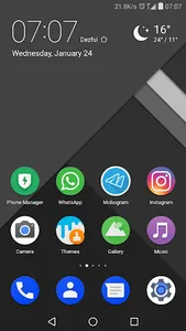 Dark AOSP EMUI 5.X/8.0 theme screenshot 1