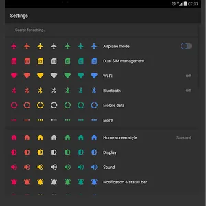 Dark AOSP EMUI 5.X/8.0 theme screenshot 2