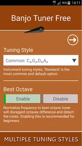 Banjo Tuner: Simple & Accurate screenshot 10