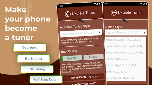 Ukulele Tuner screenshot 1