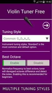 Violin Tuner screenshot 2