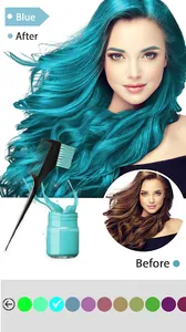 Easy Hair Color Changer screenshot 4