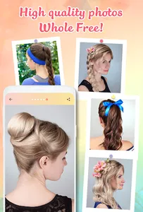 Hairstyles step by step screenshot 3