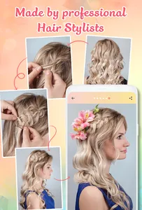 Hairstyles step by step screenshot 4