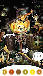 Halloween Coloring Book Game screenshot 11