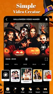 Halloween Video Editor & Maker screenshot 1