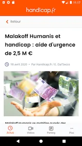 Handicap.fr screenshot 2