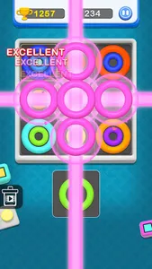 Color Rings - 3D Happy Ring Pu screenshot 1