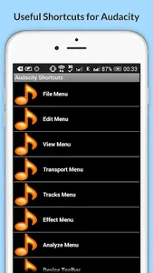 Free Audacity Shortcuts screenshot 17