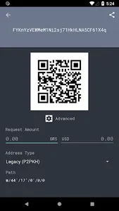 Groestlcoin Samourai screenshot 1