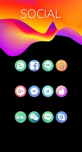 Linox Round - Icon Pack screenshot 2