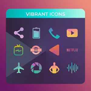 Vibrant - Icon Pack screenshot 4