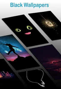 Black Wallpapers: Dark theme w screenshot 3