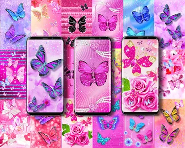 Diamond butterfly wallpapers screenshot 0