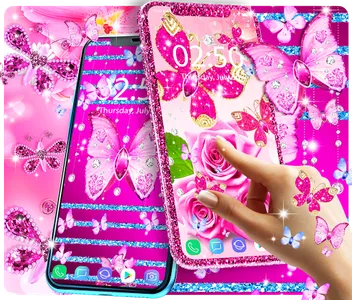 Diamond butterfly wallpapers screenshot 2