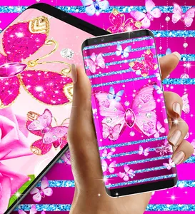Diamond butterfly wallpapers screenshot 4