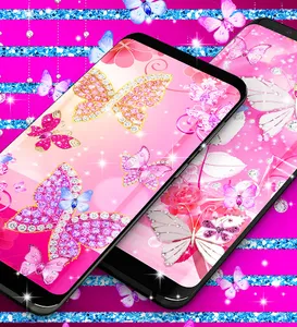 Diamond butterfly wallpapers screenshot 5
