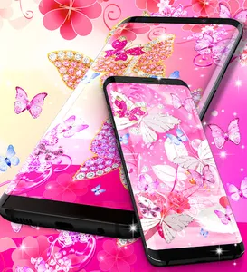 Diamond butterfly wallpapers screenshot 7