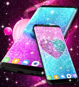 Glitter galaxy live wallpaper screenshot 11