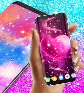 Glitter galaxy live wallpaper screenshot 12