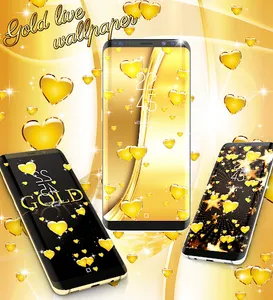 Golden live wallpaper screenshot 22