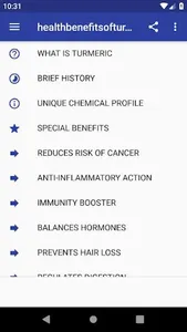 Health Benefits of Turmeric screenshot 2