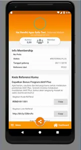 Aktif Plus Dashboard screenshot 1