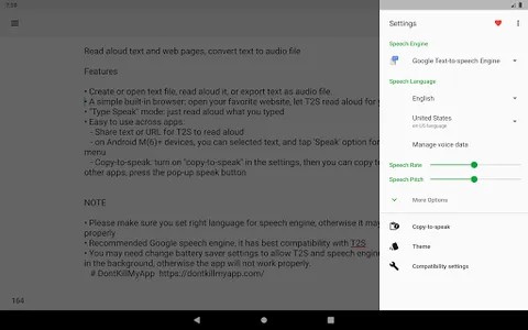 T2S: Text to Voice/Read Aloud screenshot 9