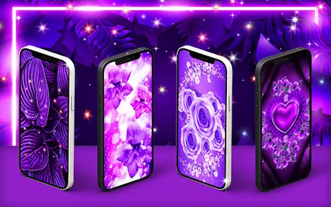 Purple live wallpaper screenshot 16