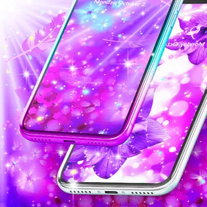 Purple live wallpaper screenshot 21