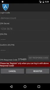 GES 2FA screenshot 1