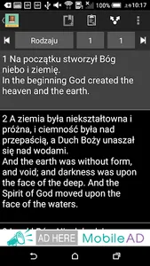 Polish English Bible screenshot 1