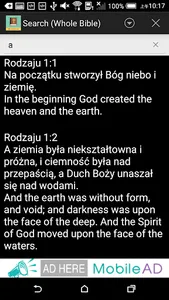 Polish English Bible screenshot 3