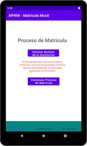 Matricula Escolar Móvil screenshot 0