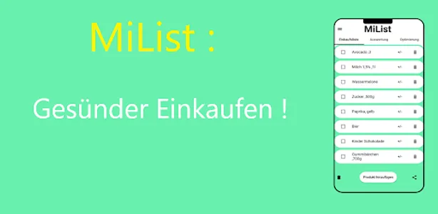 MiList - gesünder Einkaufen. screenshot 3