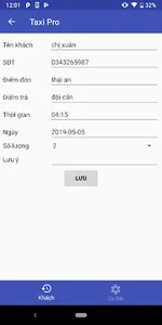 Taxi Pro - Quản lý khách đặt x screenshot 2