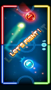 Neon Air Hockey - Extreme A.I. screenshot 1