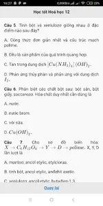 Giải bài tập Hoá học 12 ban Nâ screenshot 1