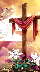 Bible Coloring Paint By Number screenshot 1