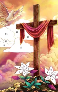 Bible Coloring Paint By Number screenshot 15