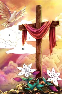 Bible Coloring Paint By Number screenshot 8