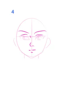 How to draw anime step by step screenshot 3