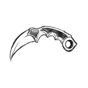 How to draw edged weapons kniv screenshot 20