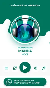 Visão Notícias Web Rádio screenshot 1