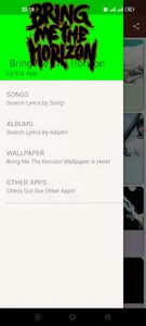 Bring Me The Horizon Lyrics screenshot 0
