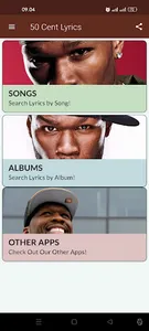 50 Cent Lyrics screenshot 1