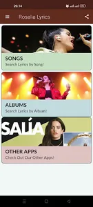 Rosalia Lyrics screenshot 1